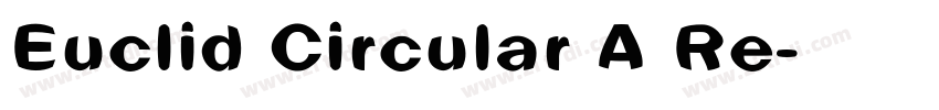 Euclid Circular A Re字体转换